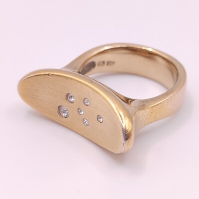   Pierre Lang Ring Fingerring Damenring Dame Perle Zirkonia Stein Gold 149  