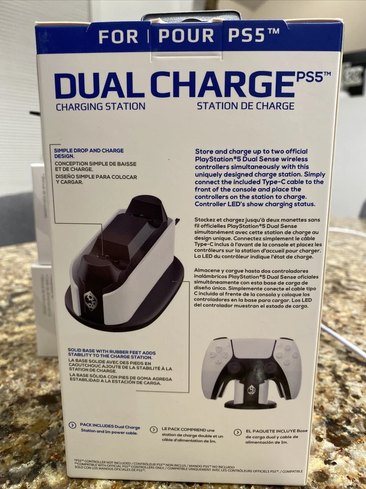 CollectiveMinds PS5 Dual Charge Charging Station for Sony PlayStation 5 - Image 3 of 3