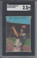 1967 Topps Venezuelan baseball card #82 Rene Paredes Aragua Tigers SGC 2.5
