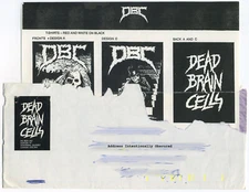 DBC DEAD BRAIN CELLS Fan Club Mailorder Artifacts Correspondence 1989