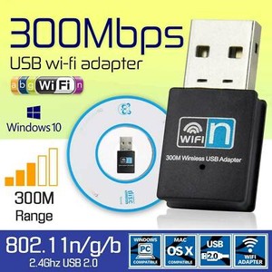 300mbps Wireless Network Usb Wifi Dongle 802 11 B G N Adapter For Pc Laptop Uk Ebay