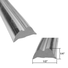 Clear Shower Door Replacement Spline 1/2" by 1/4" - 18 ft Roll