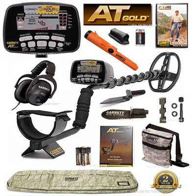 NEW Garrett AT GOLD Metal Detector ULTIMATE BUNDLE With PRO-POINTER AT & MORE !