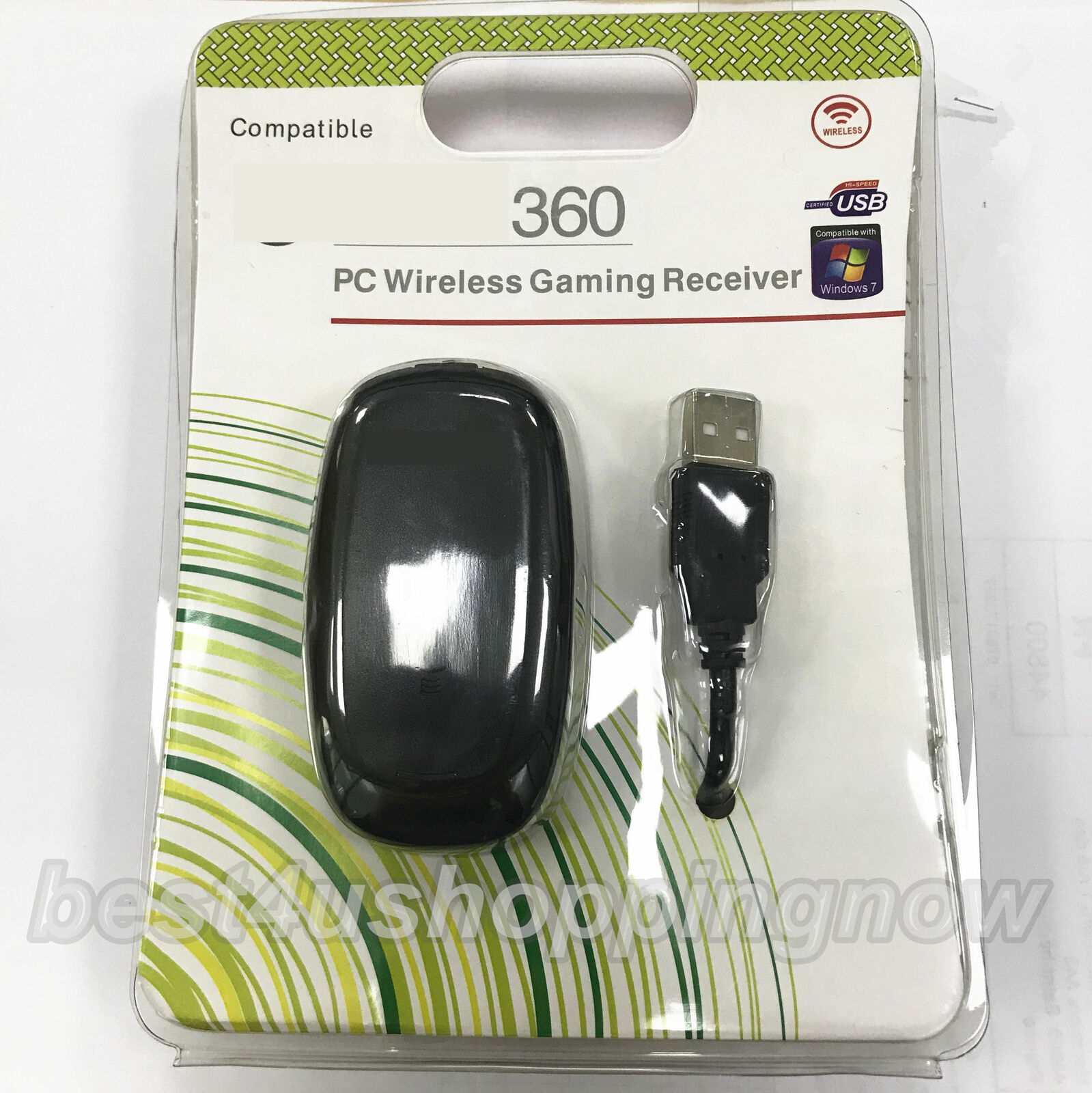 For xbox 360 USB Black PC Wireless Controller Gaming Receiver Adapter | eBay