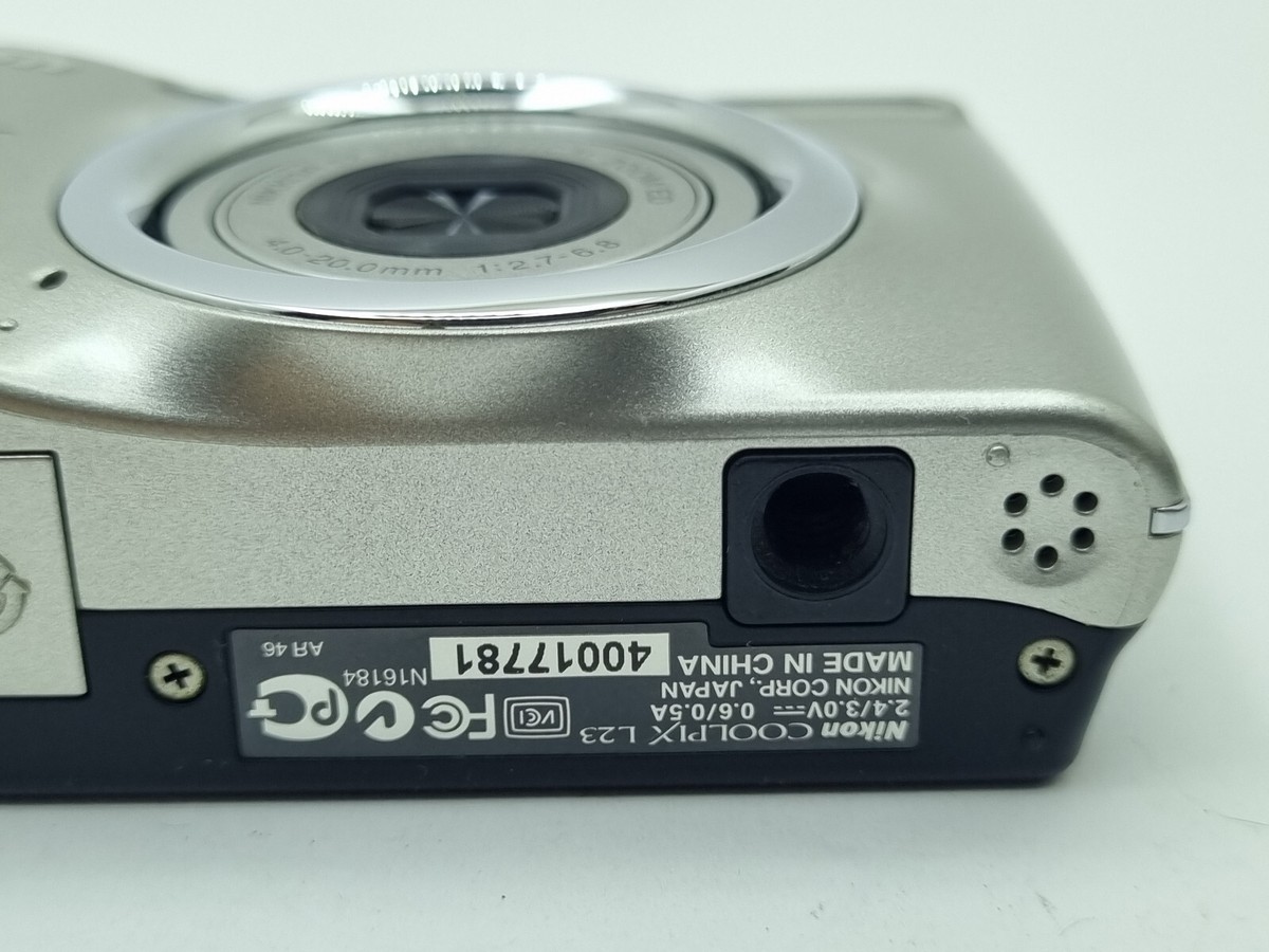 NIKON ニコン COOLPIX L23 シルバー Amazon | NikonデジタルカメラCOOLPIX L23 シルバー L23SL 1000