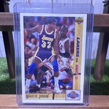 Magic Johnson Michael Jordan 1991-92 Upper Deck Classic Confrontation #34