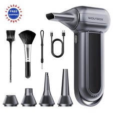 WOLFBOX Electric Air Duster 150000RPM Super Power Cordless Air Duster