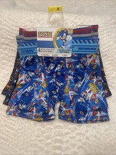 Sonic the Hedgehog Boys' Underwear Multipacks BoxerBriefs Sz 8 FREE SHIP