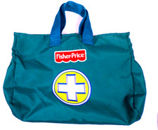 Fisher Price Medical Bag With Kit Playset Pretend Kid Toys 6 pcs