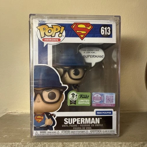 Funko Pop! Superman ECCC 2026 Official Con Sticker Exclusive (LE 1500)