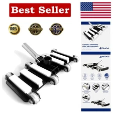 Heavy-Duty Pool Vacuum Head - Flexible, Wide Cleaning Surface for Deep Pool Care