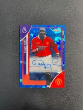 2025-26 Topps Chrome Premier League Sapphire Dwight Yorker Auto BJAH