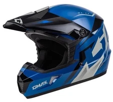 New Gmax MX-46 Compound Off-Road Helmet Blue/gray Size Small