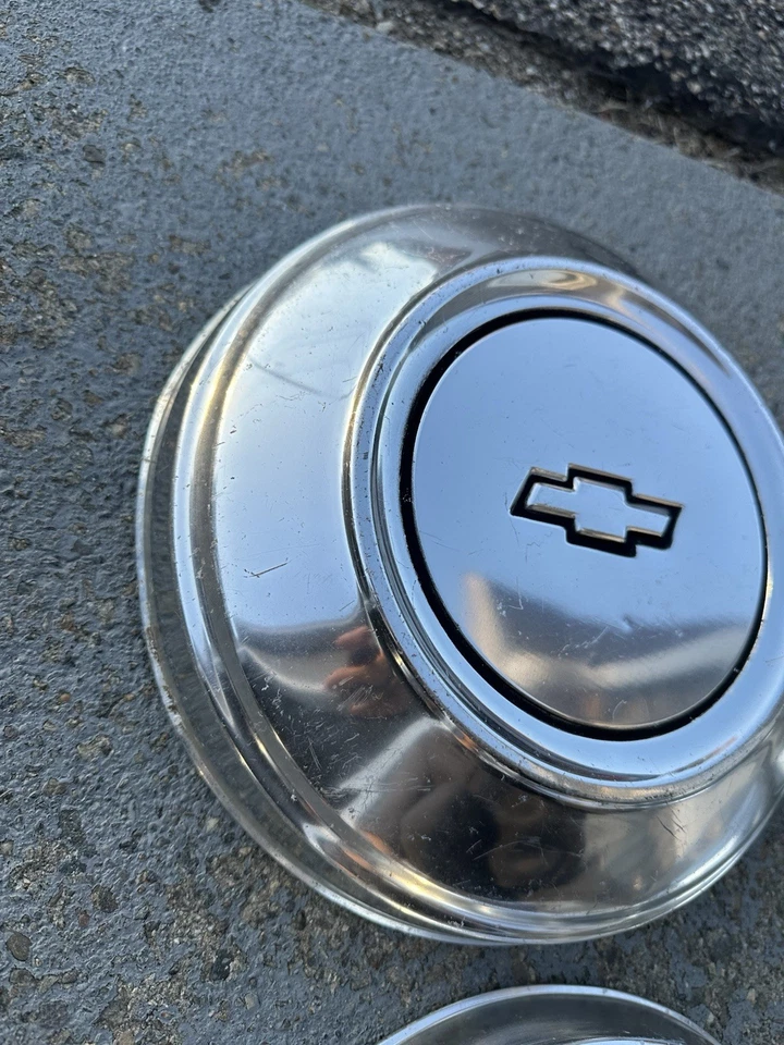 4 77-91 Chevy Caprice Dog Dish Hubcaps Impala 9C1 Police - Image 4 of 4