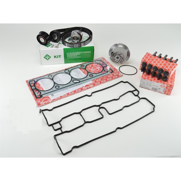 Zylinderkopfdichtungssatz + INA Zahnriemensatz Opel Vectra B 1,8 16V X18XE1 +-image