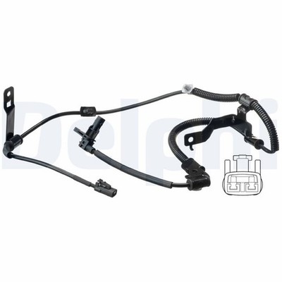 DELPHI ABS Sensor Raddrehzahl SS20532 für UN FJ KIA CARENS 3 Großraumlimousine 1