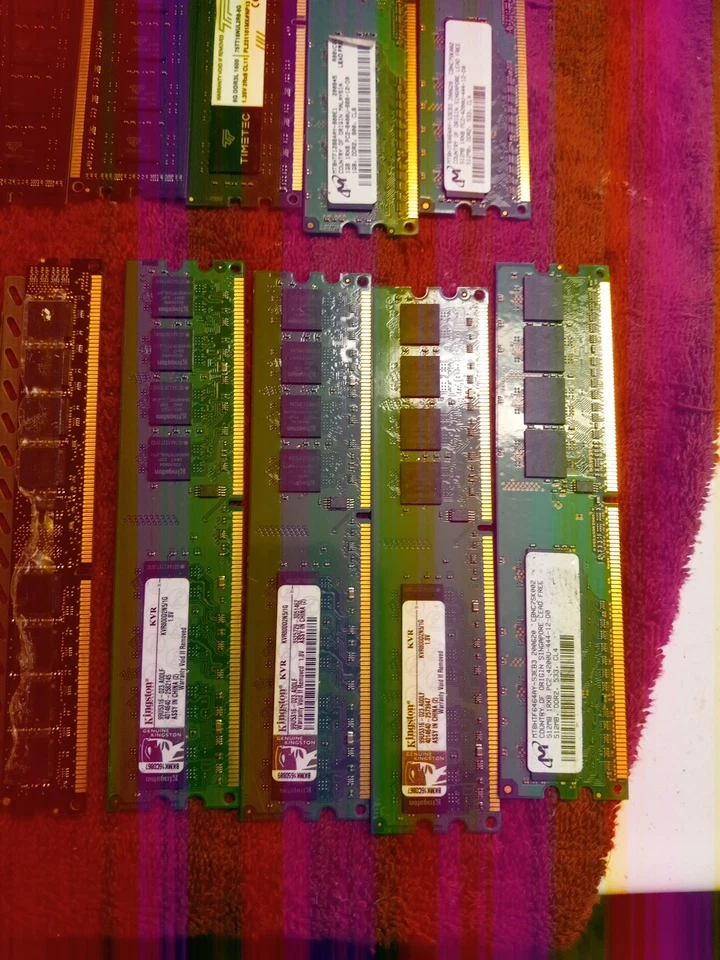 Lot 25 Memory Ram ,Patriot 4GB PC2-8500 DDR2-,more  All  Untested  - Image 4 of 4