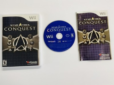 Star Trek: Conquest ( Nintendo Wii) With Manual, FREE SHIPPING  (G)
