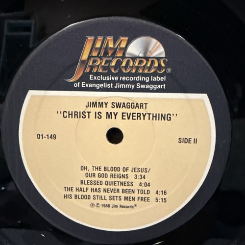 Jimmy Swaggart Christ Is My Everything Lp record RO3649 New Sealed - Picture 5 of 6