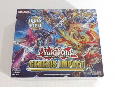 genesis impact booster box 1st edition Yu-Gi-Oh! Genesis Impact Booster Box 24 Packs per Box, 7 Cards per Pack
