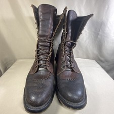 Double-H Boots Dylan Steel Toe Mens Size 11 EE Brown Leather Western Work 2 Tone