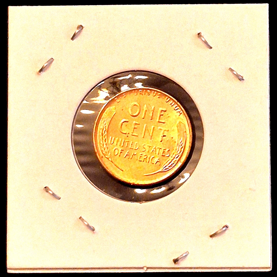 1958 D Lincoln Wheat Cent GEM BU 30° CW Die Rotation Error "Last Yr Wheat Cent" - Image 2 of 2