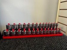 Snap-on Tools 28pc 38 - 1 14 Drive 6-point Sae Deepshallow Socket Set Snap-on Tools 28pc 38 - 1 14 Drive 6-point Sae Deepshallow Socket Set