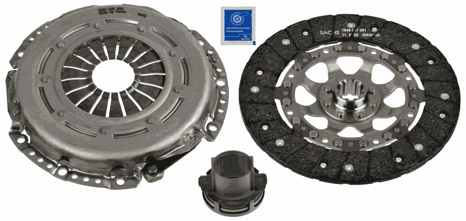 Sachs 3000 970 093 kit d'embrayage premium pour motorisation BMW 1 223 624 en acier renforcé