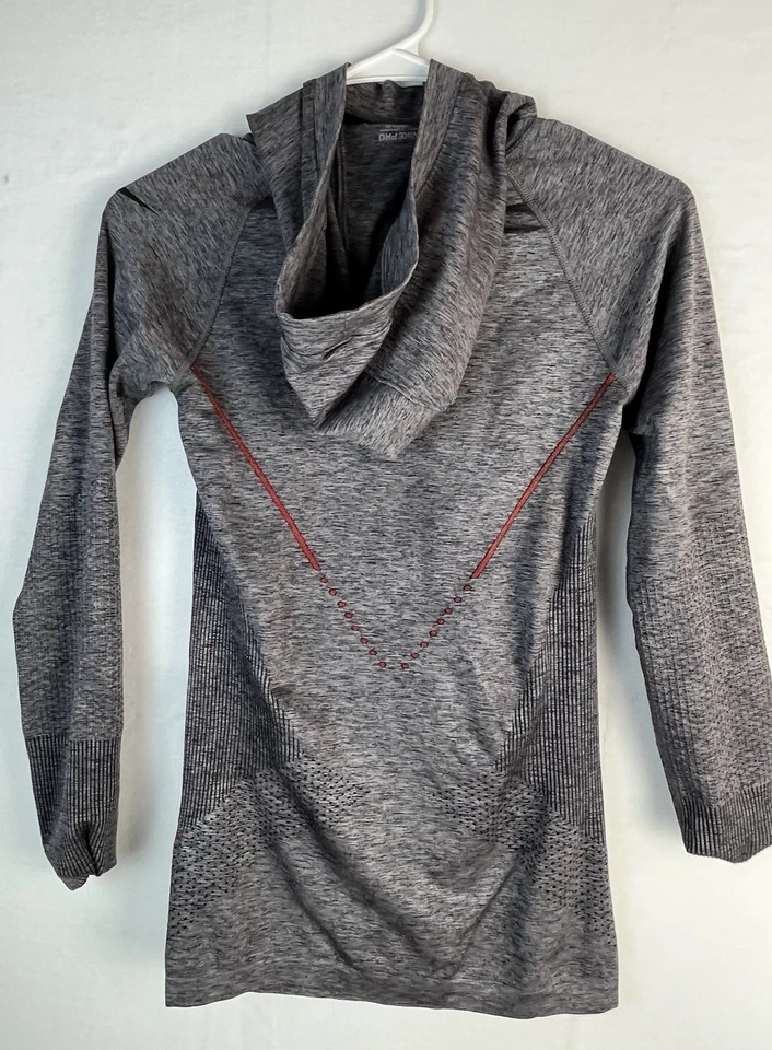 Mujer NIKE Pro Hyperwarm Cinch Cuello Top S Gris Manga Larga Térmico Foto 3 de 4