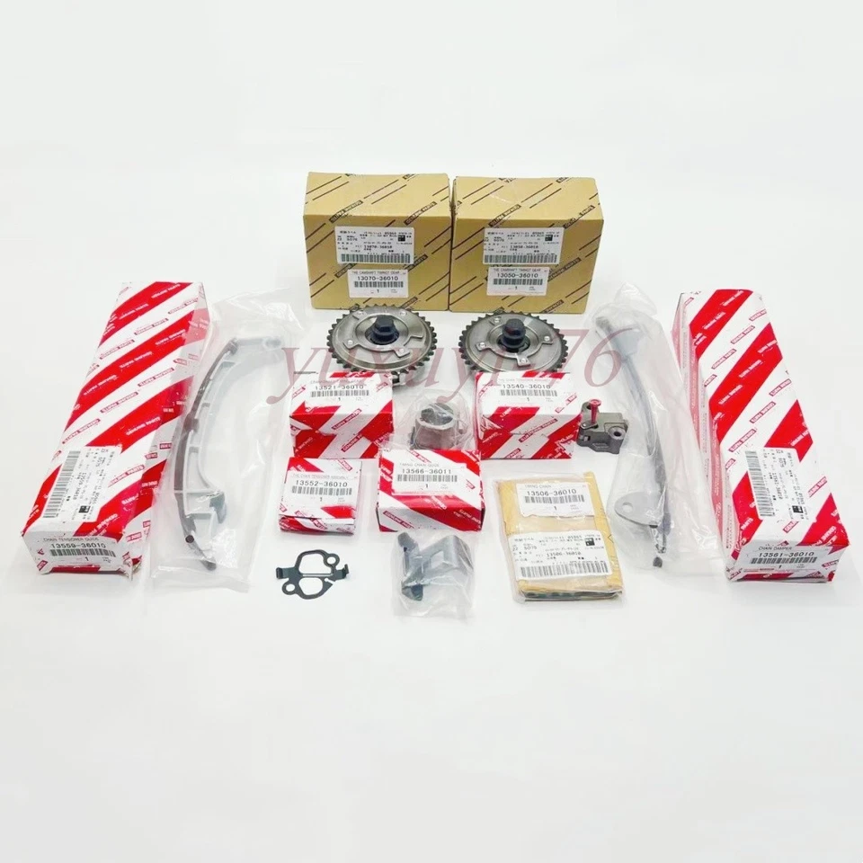 OEM Timing Chain Kit VVT for Toyota RAV4 Highlander Sienna Venza Camry 2.7 2.5 Foto 3 de 4