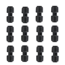 12 Pack Quick Connect Couplings for 1/4" Tubing LeakProof Irrigation Fittings