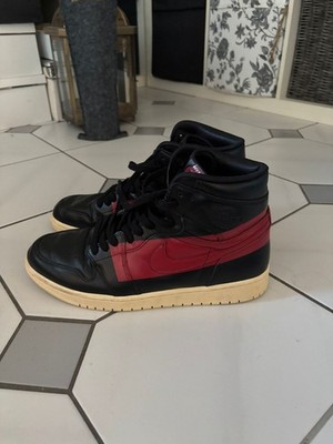 Jordan 1 high defiant Couture, Sneakers, Gr 46, kaum Getragen, schwarz /rot