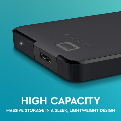 4TB Elements Portable External Hard Drive - USB 3.0 - WDBU6Y0040BBK-WESN (Ren... - 第 3/7 張圖片