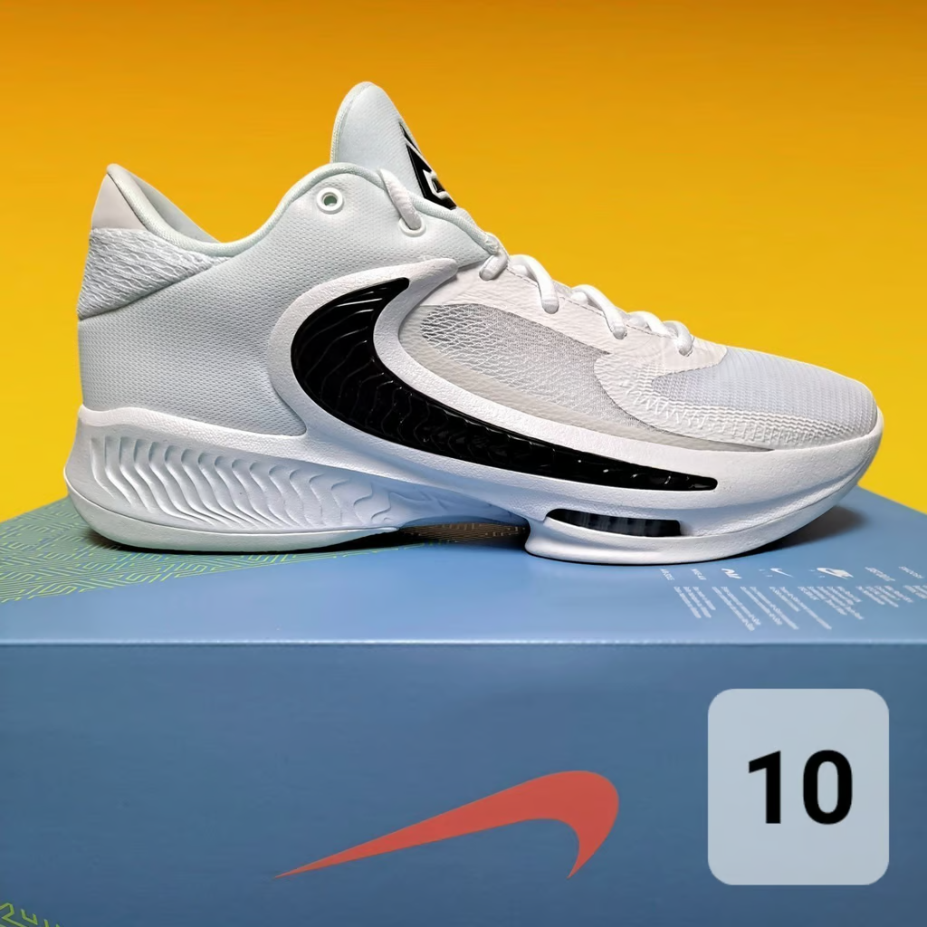 Size 10 - Nike Zoom Freak 4 TB White Black for sale online | eBay