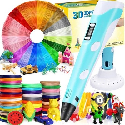 Kinder 3D Stifte Set 3D Druckstift 12Farben 36m DIY PLA Filament 3D Printing Pen