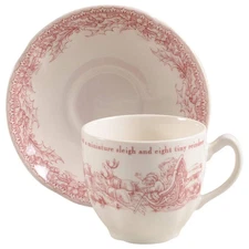 Noble Excellence Twas the Night Before Christmas Cup & Saucer 10249548