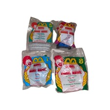1996 McDonald's Marvel Super Heroes Set Happy Meal Toys Lot Of 4 NIP