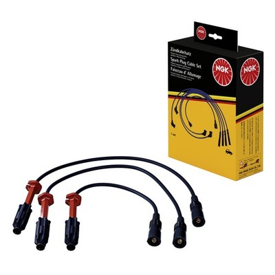 Zündleitungssatz 3 Kabel schwarz NGK für u.a. MERCEDES-BENZ 124