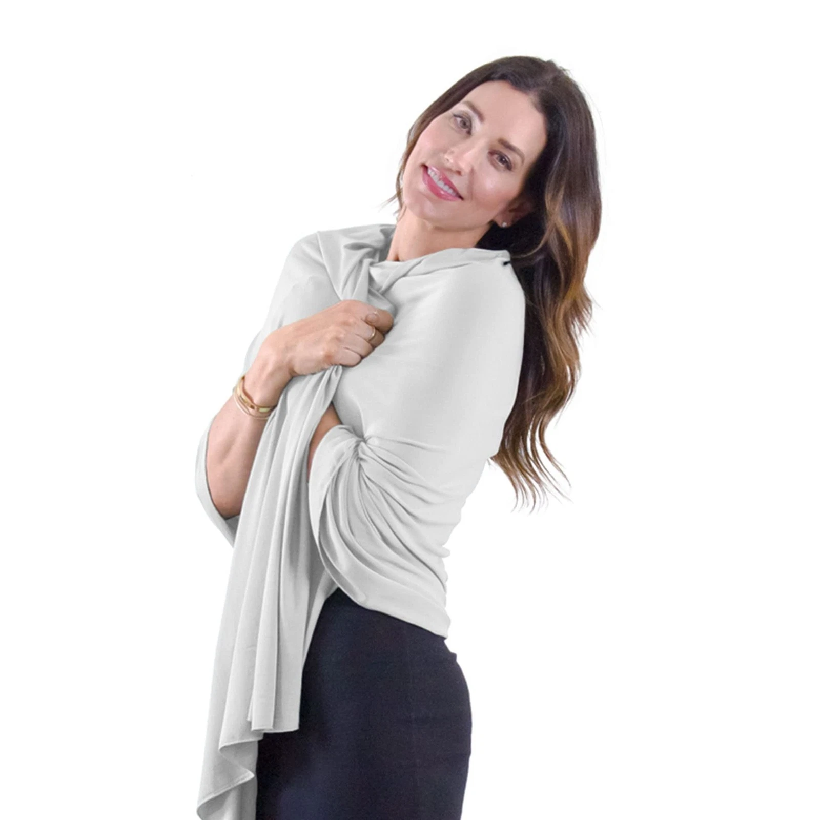 Travel Shawl Wraps for Women - 68x35in Grey Wrap. Lightweight UPF50+ Pashmina...
Opens in a new wind