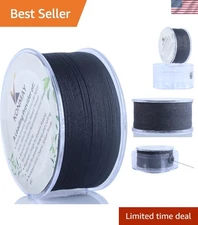 Durable 163 Yards 0.4mm Braided Nylon String with Organizer – Ideal for Beading