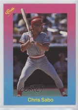1989 Classic Update Pink/Light Blue Travel Edition Chris Sabo #53 0au4