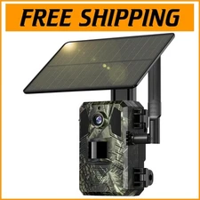 Solar-Powered 4G Wildlife Camera with Instant Alerts & Real-Time Monitoring