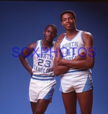 MP12-019 1983 RARE Michael Jordan Sam Perkins SI photo shoot 2 1/4  orig film