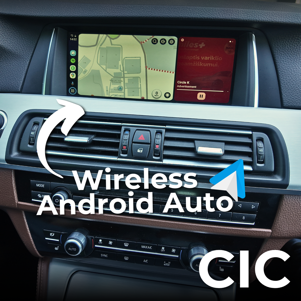 BMW 5 F10/F11 Apple CarPlay Android Auto Retrofit for OEM CIC