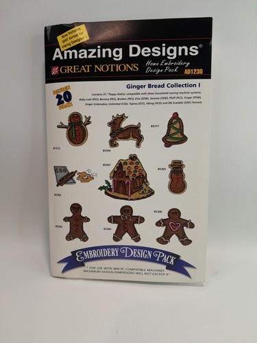 Great Notions Amazing Designs Home Embroidery Design Pack - Set of 3 - Floppy - Picture 7 of 9