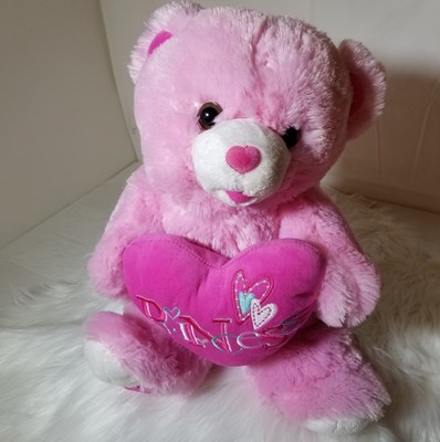 pink princess teddy bear