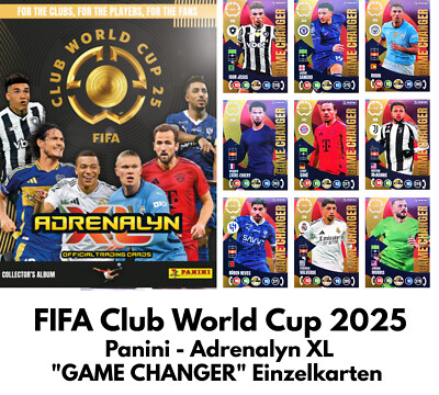 Panini - FIFA Club World Cup 2025 - Adrenalyn XL - GAME CHANGER #343-351 - WM