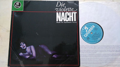 Erotic Cover The Violet Nacht Music for Intressante Parties Ad Van Der Hoed