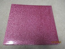 THE PAPER STUDIO 12x12 SCRAPBOOK ALBUM 30 SHEET PROTECTORS glitter pink