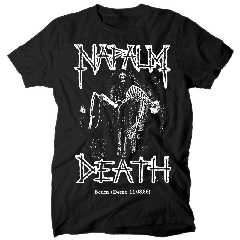 Napalm Death Scum Demo T shirt BLACK all sizes S-5XL | eBay